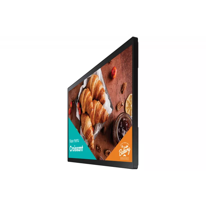 Samsung QB24C-T Digitālās izkārtnes plakanais panelis 61 cm (24 collas) LED Wi-Fi 250 cd/m² Full HD Melns Skārienekrāns Iebūvēts procesors Tizen 7.0 16/7