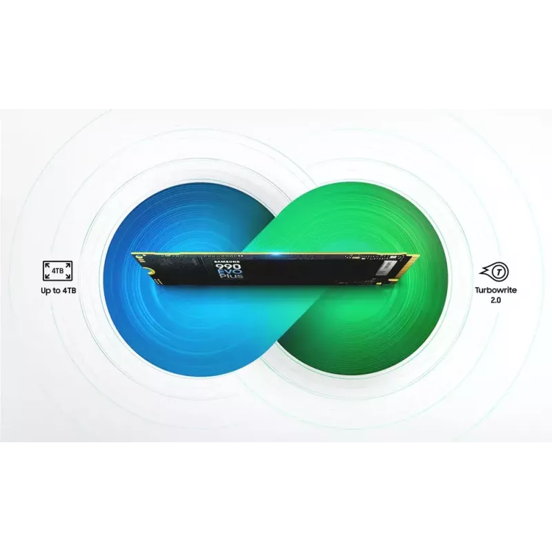 SSD M.2 2280 NVMe Samsung 1 TB (MZ-V9S1T0BW) PCIe 4.0, Lasīšana 7150 MB/s, Rakstīšana 6300 MB/s