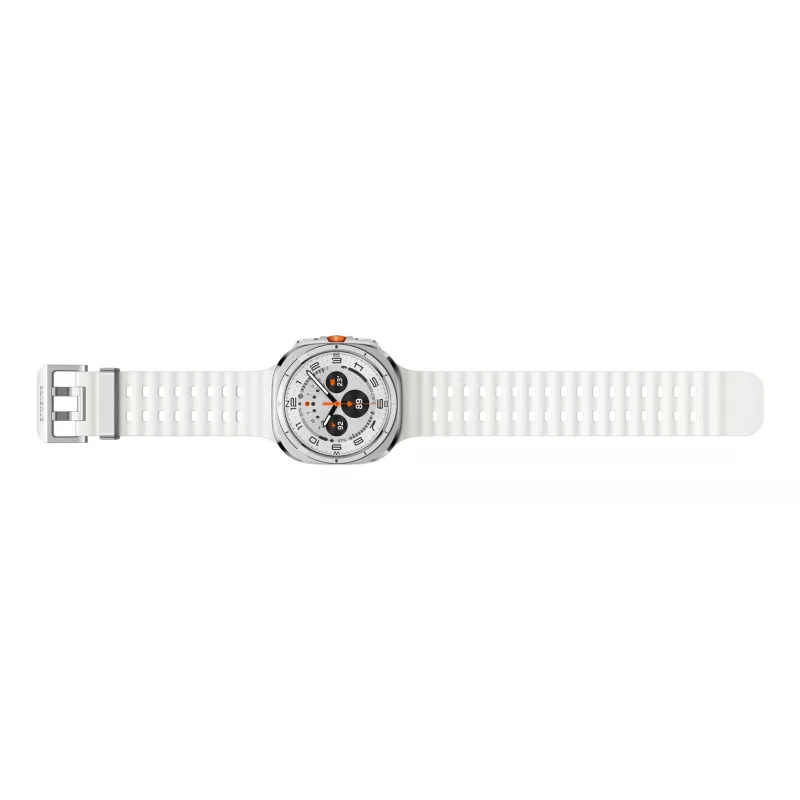 Samsung Galaxy Watch Ultra 3,81 cm (1,5 collu) AMOLED 47 mm Digitāls 480 x 480 pikseļi Skārienekrāns 4G Balts Wi-Fi GPS (satelīts)