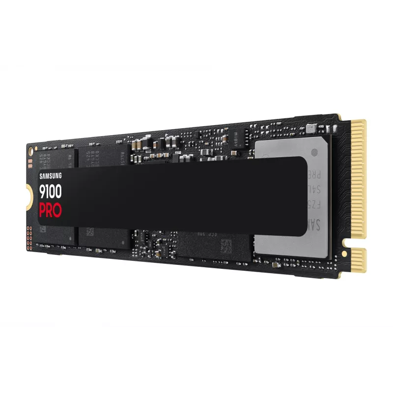 SSD M.2 Samsung 9100 PRO 4 TB PCIe 5.0 NVMe — 2280, Lasīšana 14800 MB/s, Rakstīšana 13400 MB/s, V-NAND TLC