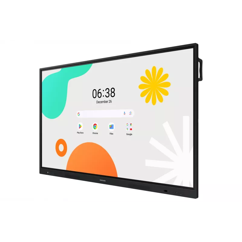 Samsung WA75F interaktīvā tāfele 190,5 cm (75 collas) 3840 x 2160 pikseļi Skārienekrāns Melns