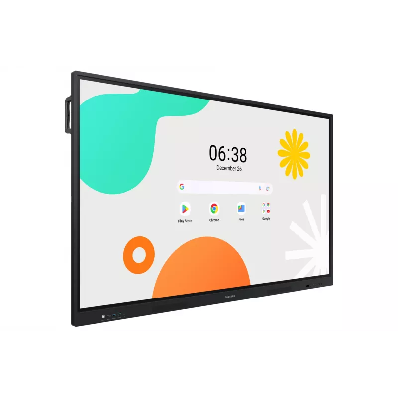 Samsung WA75F interaktīvā tāfele 190,5 cm (75 collas) 3840 x 2160 pikseļi Skārienekrāns Melns
