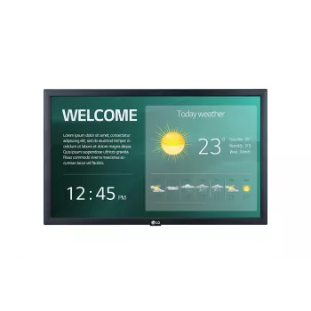 LG 22SM3G-B Digitālās izkārtnes displejs 54,6 cm (21,5 inch) IPS Wi-Fi 250 cd/m² Full HD Melns Iebūvēts procesors 16/7