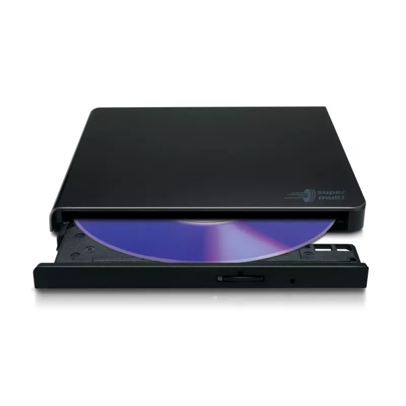 HITACHI-LG DATA STORAGE Plāns pārnēsājams DVD rakstītājs - Gp57eb40 - USB 2.0 - Melns