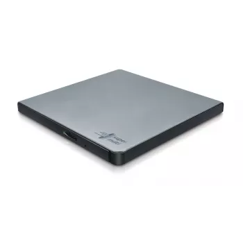 HITACHI-LG DATA STORAGE plāns Portable DVD-writer - Gp57eb40 - USB 2.0 - Sudraba