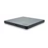 HITACHI-LG DATA STORAGE plāns Portable DVD-writer - Gp57eb40 - USB 2.0 - Sudraba