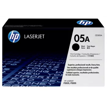 HP 05A Melna oriģinālā LaserJet tonera kasetne, 2300 lappuses, melna, 1 gab.