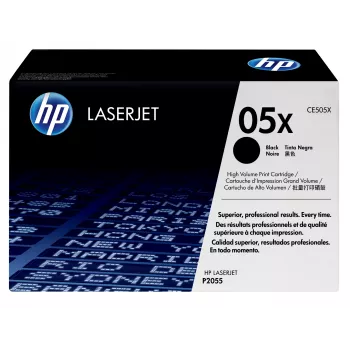 HP 05X oriģinālā melnā LaserJet tonera kasetne ar lielu izdrukas ietilpību, 6500 lapas, melna, 1 gab.