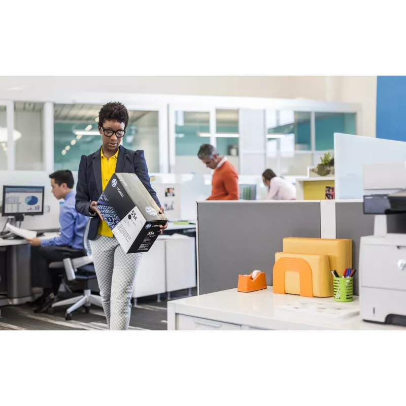 HP 55A melna oriģinālā LaserJet tonera kasetne, 6000 lappuses, melna, 1 gab.
