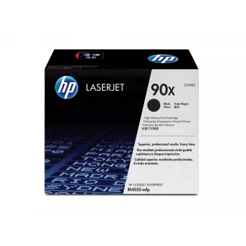 HP 90X augstas ietilpības melnā oriģinālā LaserJet tonera kasetne