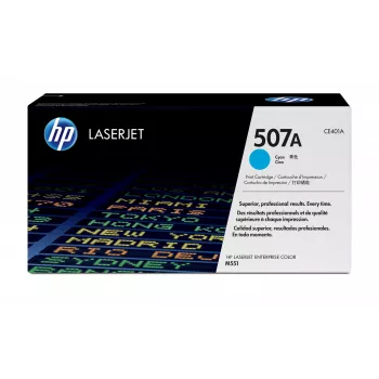 HP 507A Ciāna oriģinālā LaserJet tonera kasetne, 6000 lapas, Ciāna, 1 gab.