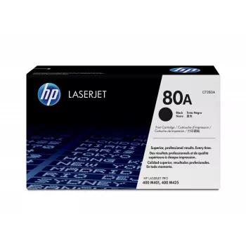 HP 80A melnā oriģinālā LaserJet tonera kasetne, 2560 lappuses, melna, 1 gab.