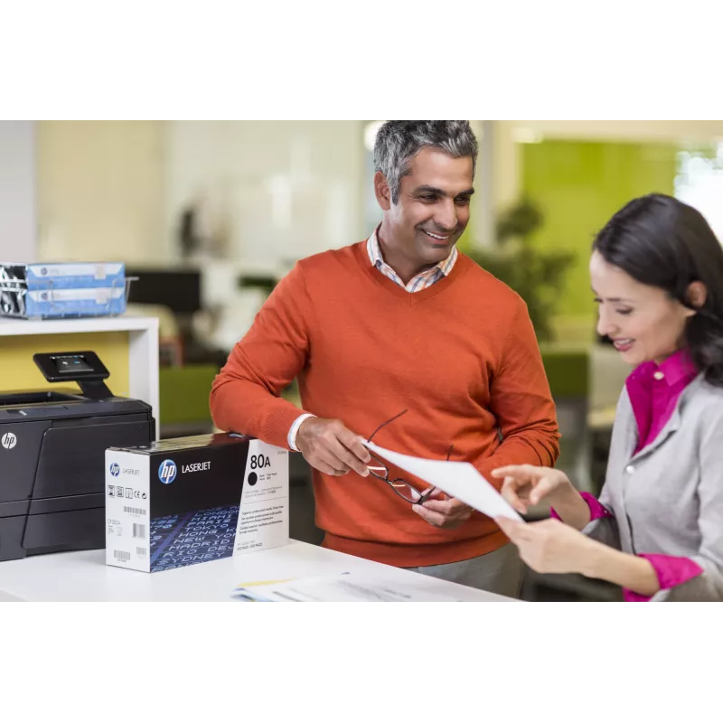 HP 80A melnā oriģinālā LaserJet tonera kasetne, 2560 lappuses, melna, 1 gab.