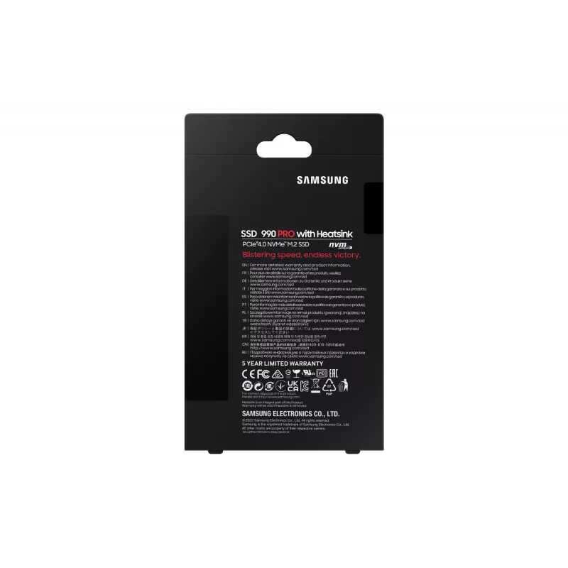 SSD disks Samsung 990 Pro 4 TB M.2 PCI Express 4.0 NVMe V-NAND TLC