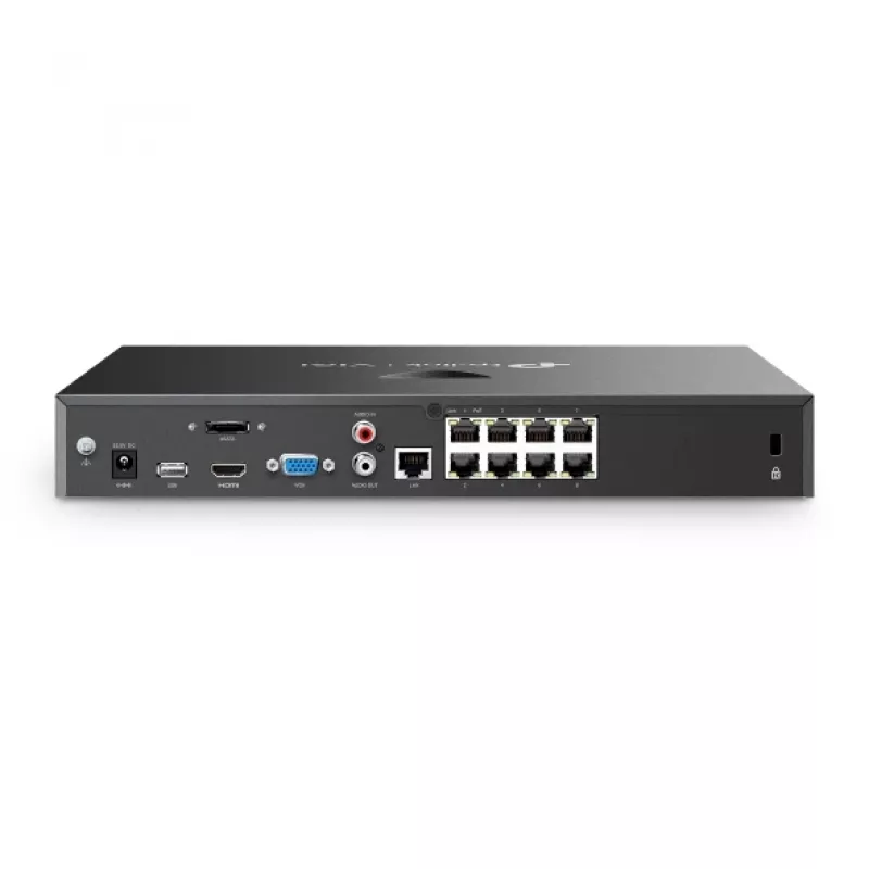 TP-Link VIGI 8 kanālu PoE+ tīkla videoierakstītājs