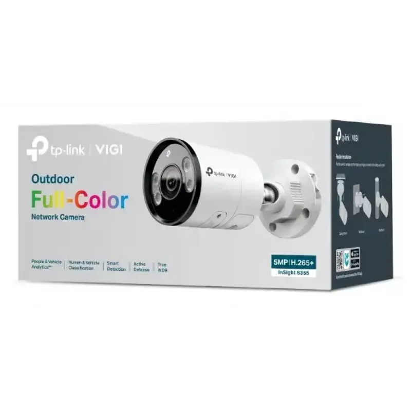TP-Link INSIGHT S355 Bullet IP drošības kamera āra videi 2880 x 1620 pikseļi sienas montāžai