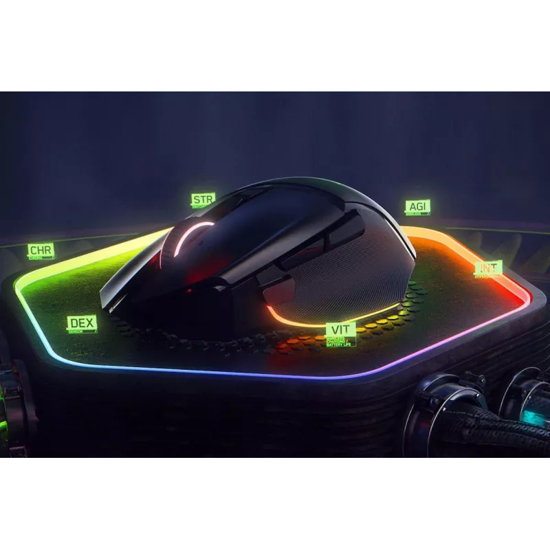 RAZER Basilisk V3 Pro pielāgojama bezvadu spēļu pele ar Razer HyperScroll ritināšanas rullīti