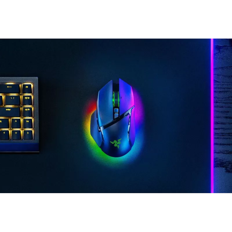RAZER Basilisk V3 Pro pielāgojama bezvadu spēļu pele ar Razer HyperScroll ritināšanas rullīti