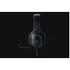 Vadu spēļu austiņas Razer MelnsShark V2 X — binaurālas, 3,5 mm, 32 Ω, 100 dB, troksni slāpējošs lokāms mikrofons, 1,3 m kabelis, zaļa/melna