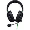Vadu spēļu austiņas Razer MelnsShark V2 X — binaurālas, 3,5 mm, 32 Ω, 100 dB, troksni slāpējošs lokāms mikrofons, 1,3 m kabelis, zaļa/melna