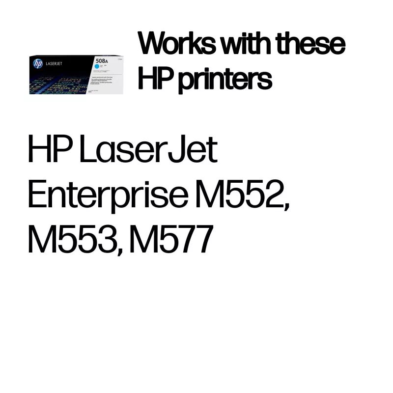HP 508A Cyan Original LaserJet Tonera kasetne, 5000 lapas, Ciāna, 1 gab.
