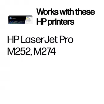Toneru kasetne HP CF402A 201A 1400 lapas Dzeltena