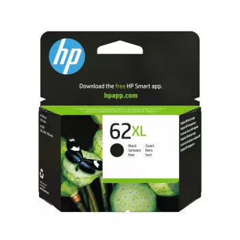HP 62XL augstas ietilpības melnā oriģinālā tintes kasetne, melna, 1 gab., 600 lappuses