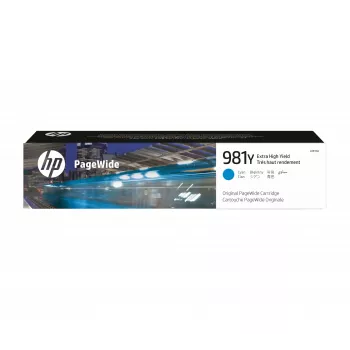 HP 981Y īpaši lielas izneses ciāna oriģinālā PageWide kasetne