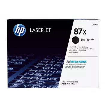 HP 87X augstas ietilpības melna oriģinālā LaserJet tonera kasetne, 18000 lapas, melna, 1 gab.