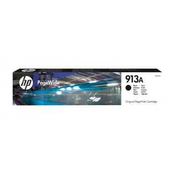 HP 913A Melnā oriģinālā PageWide kasetne, Melna, 1 gab., 3500 lpp.