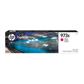 HP 973X lielas ietilpības Magenta oriģinālā PageWide kasetne, Magenta, 1 gab., 7000 lappuses