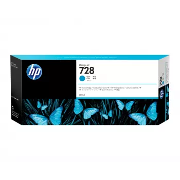 HP 728 300-ml ciāna DesignJet tintes kasetne