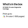 HP 304XL trīs krāsu oriģinālā tintes kasetne