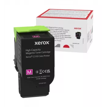 Xerox Genuine ® C310 Color Printer/C315 Color Multifunction Printer fuksīna lielas ietilpības tonera kasetne (5500 lapas) - 006R04366