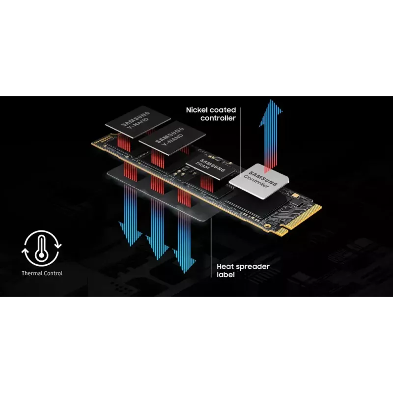 SSD disks Samsung 8 TB M.2 PCI Express 5.0 NVMe V-NAND TLC MZ-VAP8T0