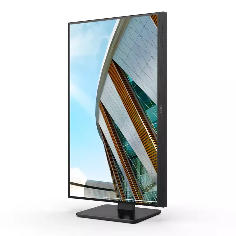 AOC U27P2CA datora monitors 68,6 cm (27 colli) 3840 x 2160 pikseļi 4K Ultra HD LED Melns