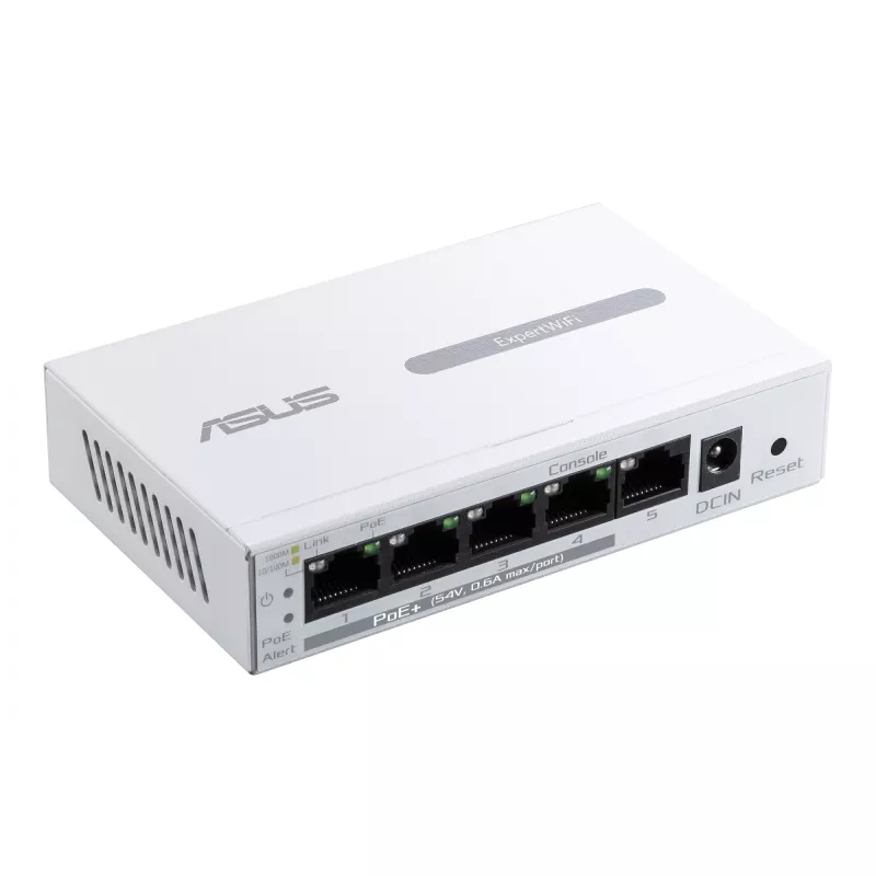 ASUS ExpertWiFi EBP15 Pārvaldāms Gigabitu Ethernet (10/100/1000) Strāvas padeve pa Ethernet (PoE) Balts