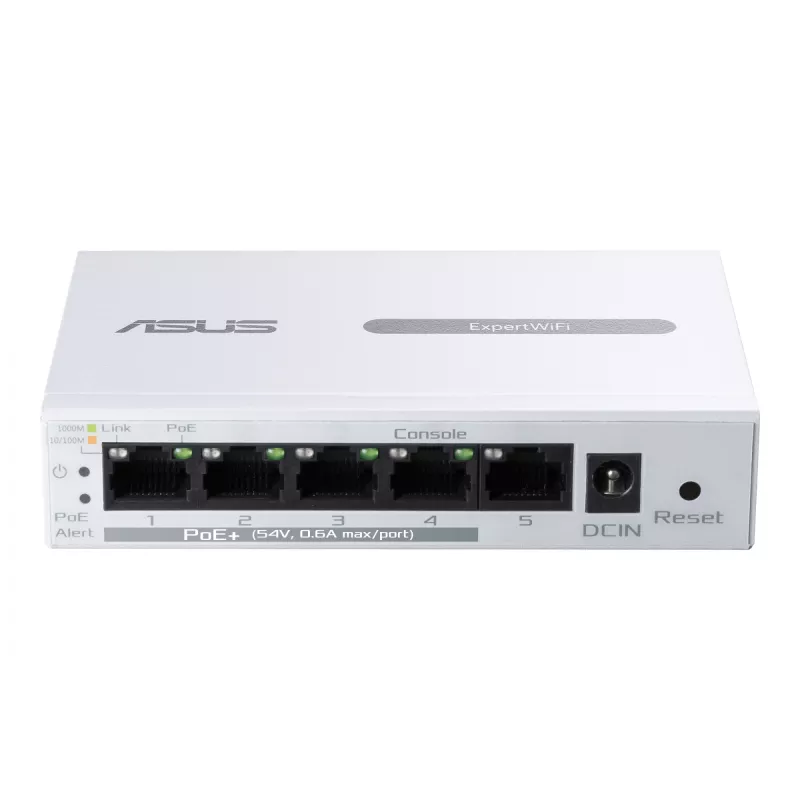 ASUS ExpertWiFi EBP15 Pārvaldāms Gigabitu Ethernet (10/100/1000) Strāvas padeve pa Ethernet (PoE) Balts