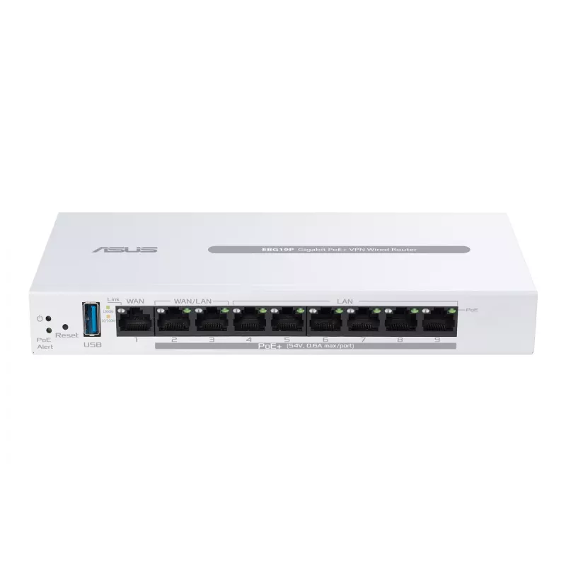 ASUS ExpertWiFi EBG19P vadu maršrutētājs Gigabit Ethernet Balts