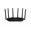 ASUS TUF Gaming BE6500 (TUF-BE6500) bezvadu maršrutētājs 2.5 Gigabit Ethernet divjoslu (2.4 GHz / 5 GHz) melns