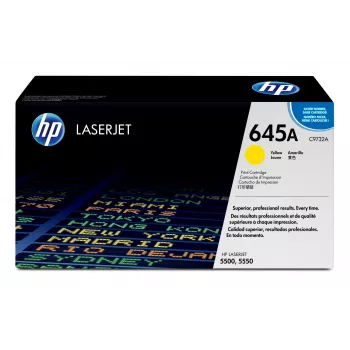 Toner kasetne HP 645A C9732A 10000 lapas Dzeltena