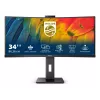 Philips 5000 sērijas 34B1U5600CH/00 datora monitors 86,4 cm (34 collas) 3440 x 1440 pikseļi Wide Quad HD LCD Melns