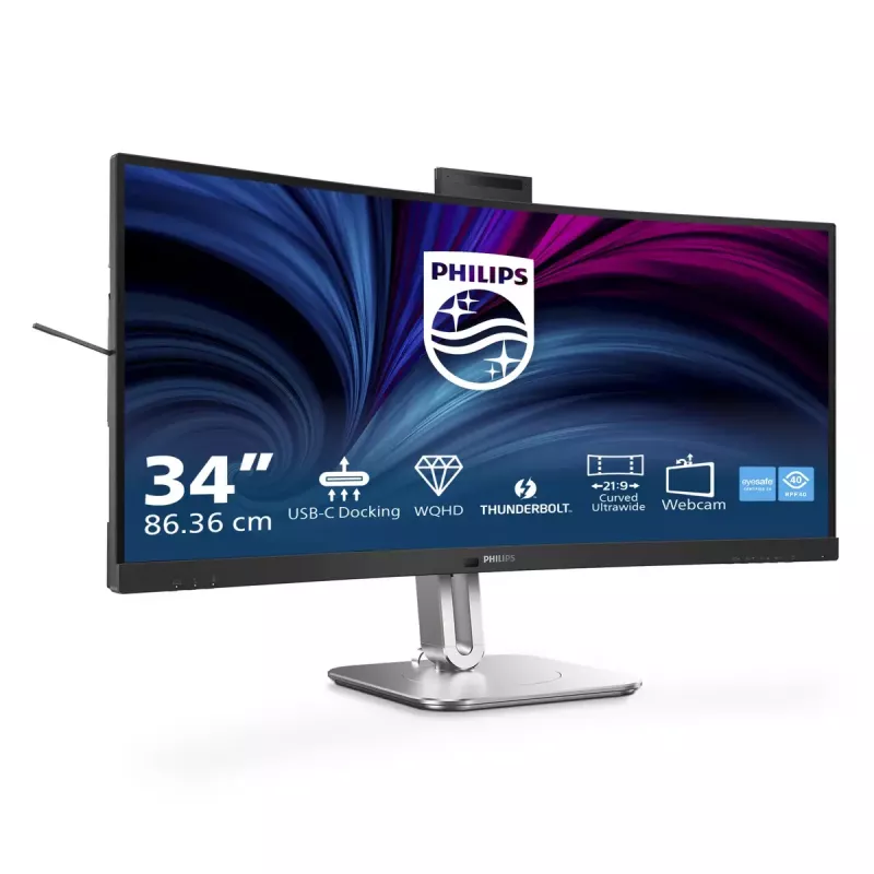 Philips 6000 sērijas 34B2U6603CH/00 datora monitors 86,4 cm (34 collas) 3440 x 1440 pikseļi Wide Quad HD LCD Pelēks