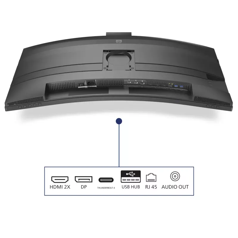 Philips 6000 sērijas 34B2U6603CH/00 datora monitors 86,4 cm (34 collas) 3440 x 1440 pikseļi Wide Quad HD LCD Pelēks