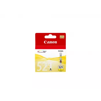 Canon CLI-521Y dzeltenā tintes kasetne, dzeltena, pigmenta tinte, 1 gab., atsevišķs iepakojums
