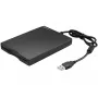 Sandberg USB Floppy Drive, ārējais diskešu lasītājs, USB 2.0, 360 RPM, 102 mm, 140 mm, 17 mm