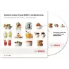 Bosch Styline virtuves kombains 900 W 3.9 L nerūsējošais tērauds, balts