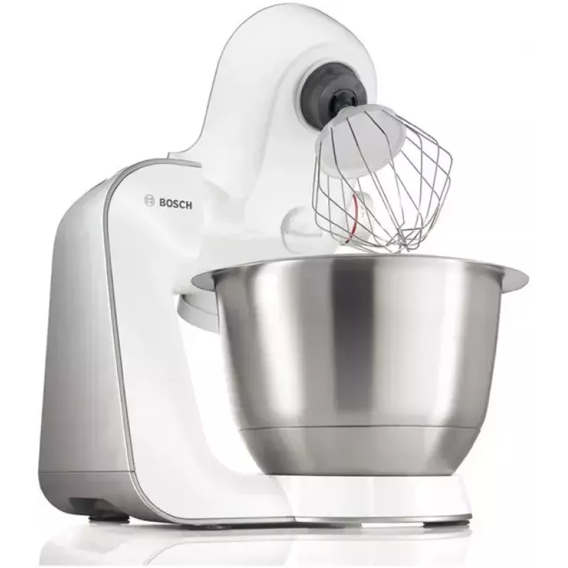 Bosch Styline virtuves kombains 900 W 3.9 L nerūsējošais tērauds, balts