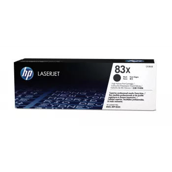 HP 83X augstas izdrukas melna oriģinālā LaserJet tonera kasetne, 2200 lappuses, melna, 1 gab.