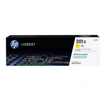 HP 201X High Yield Yellow Original LaserJet tonera kasetne, 2300 lappuses, dzeltena, 1 gab.